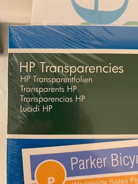 Fogli trasparenti: Transparentfolien Hp neu – Usato da Niedergösgen venduto da cupuasu