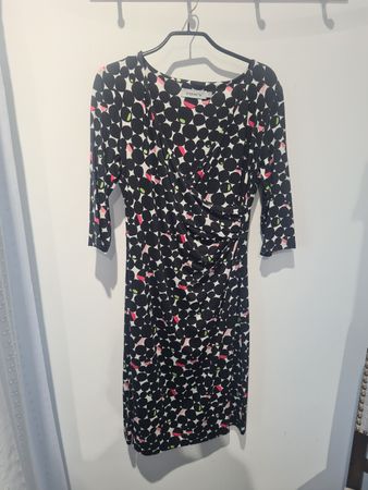 Kleid FOX'S Grösse 38 gemustert Viskose-Mix guter Zustand