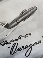 Dassault Flugzeuge - 2 alte Werbungen / Réclames 1947/49