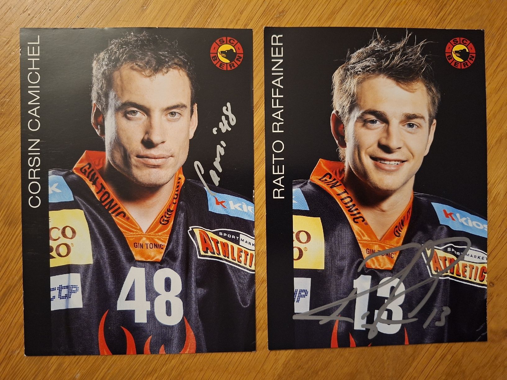 Autografi: SCB 2x Autogrammkarte – Usato da Thun venduto da wuschu