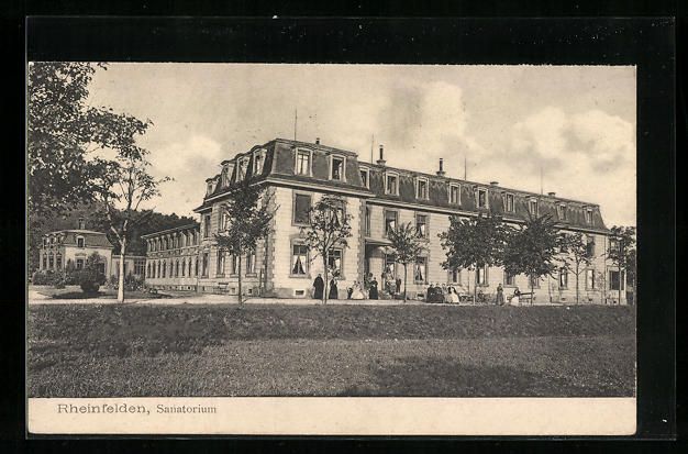 Cartoline postali: AK Rheinfelden, Sanatorium, 1910 – Usato da Berlin venduto da bartko-reher