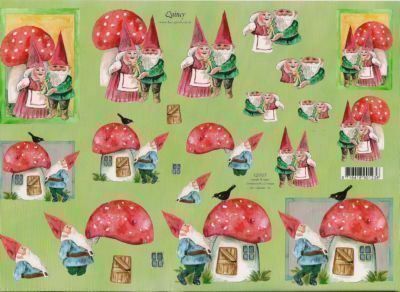 Kit bricolage: 3D Schnittbogen Zwerg – Nuovo (secondo la descrizione) da Schlatt TG venduto da kreativ-atelier