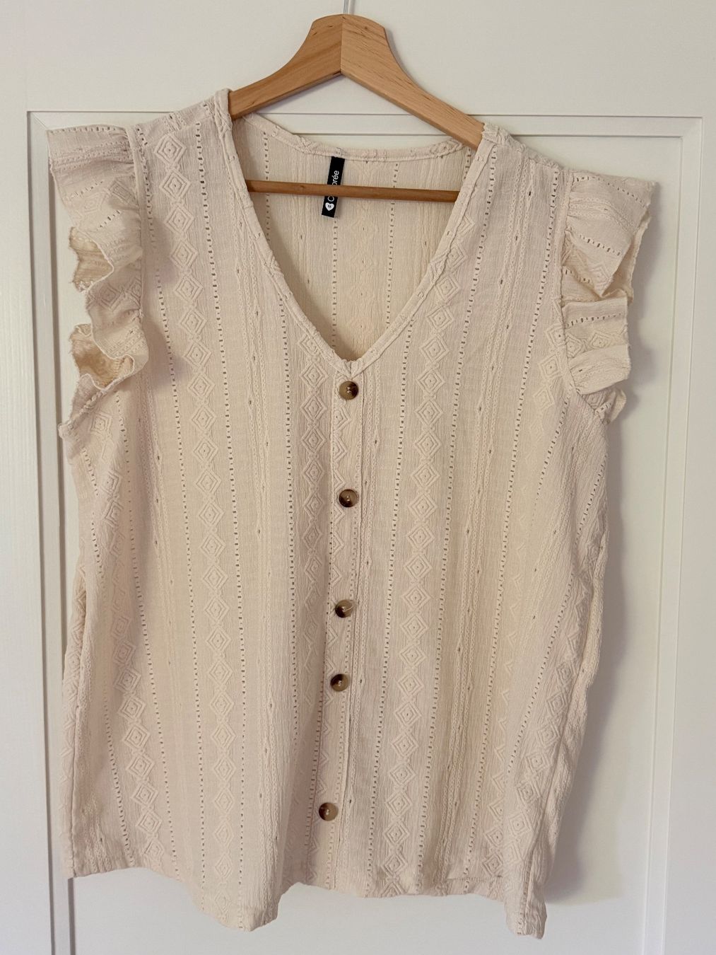 Alaia Blusen: Bluse kurzarm beige Gr M – Neu (gemäss Beschreibung) aus Riehen von Claudia024
