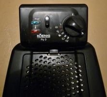Fritteuse Koenig Fry 3 schwarz gebrauchter Zustand