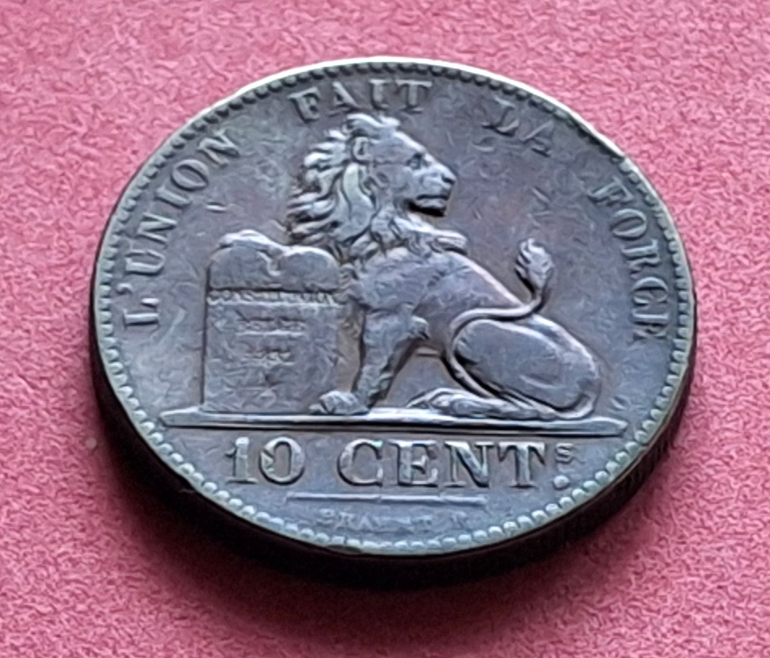 Alle Münzen: BELGIEN - 10 CENTIMES 1832 – Gebraucht aus Boniswil von dpd4coins