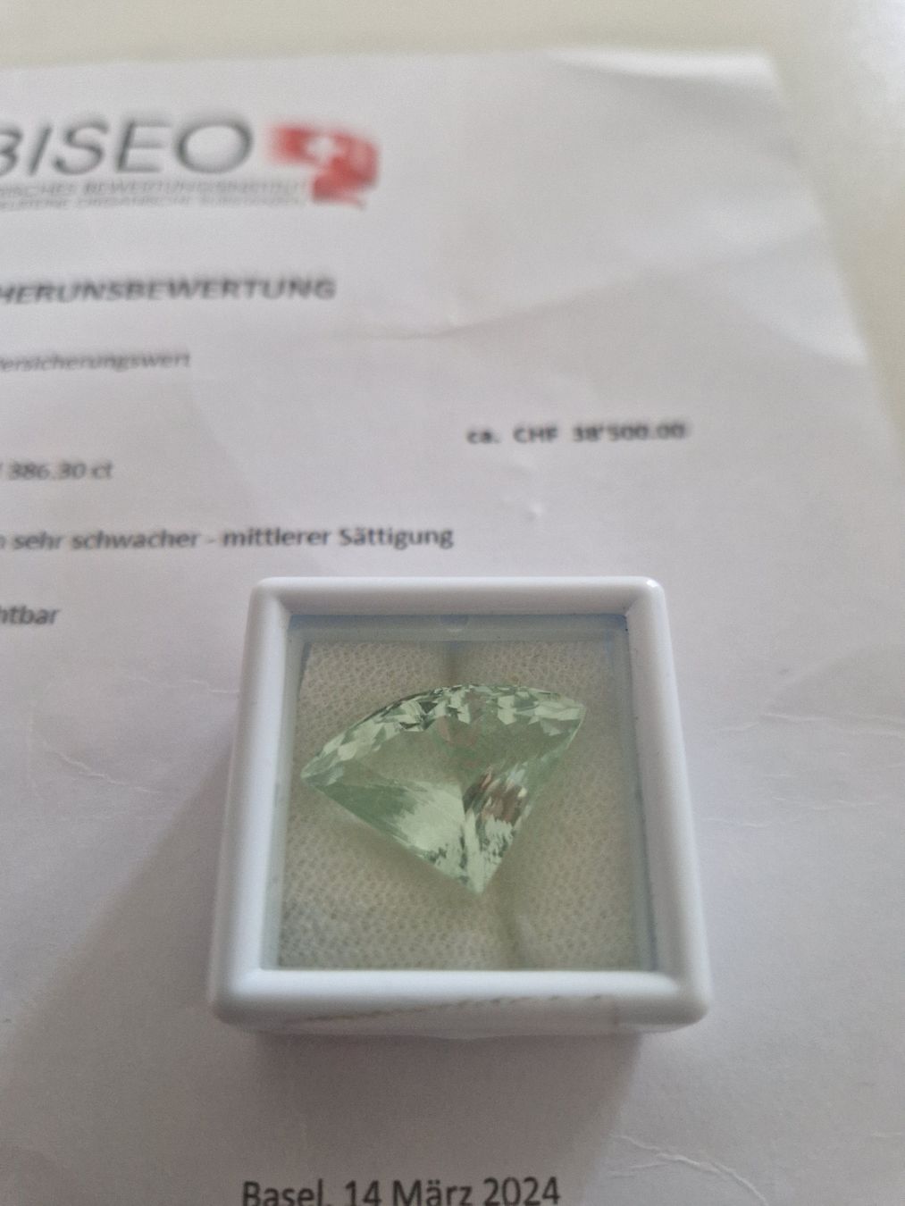 Pietre preziose: Aquamarine/Heliodore – Nuovo (secondo la descrizione) da Aproz (Nendaz) venduto da bos_ln86 3