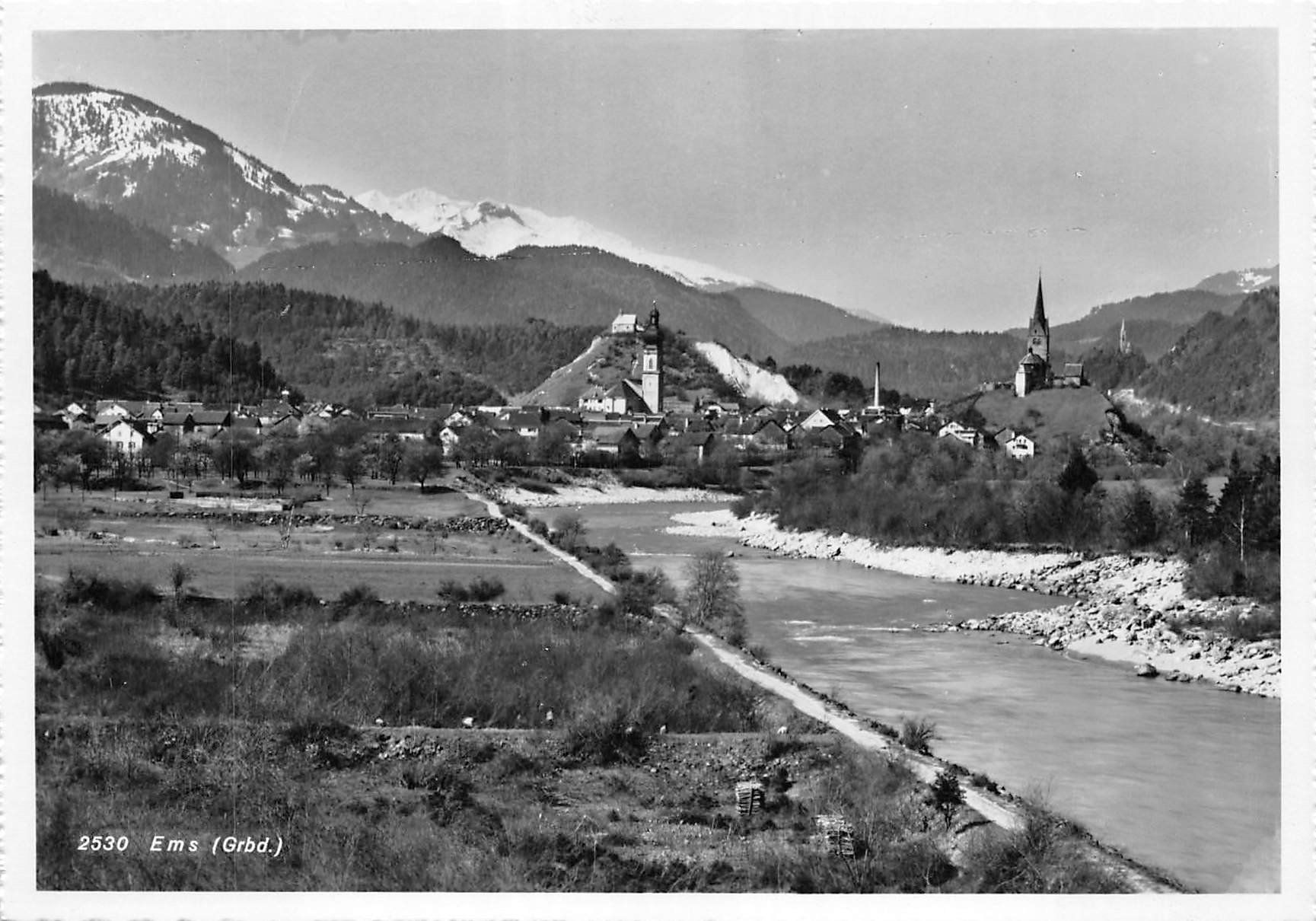 Ansichtskarten: Ems GR – Gebraucht aus Ottikon b.Kemptth. von Neptun1974