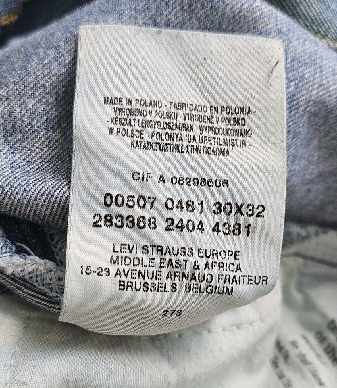 Levi's Jeans: Jeans Levi's 507 30x32 – Usato da Basel venduto da Mazzo84 2