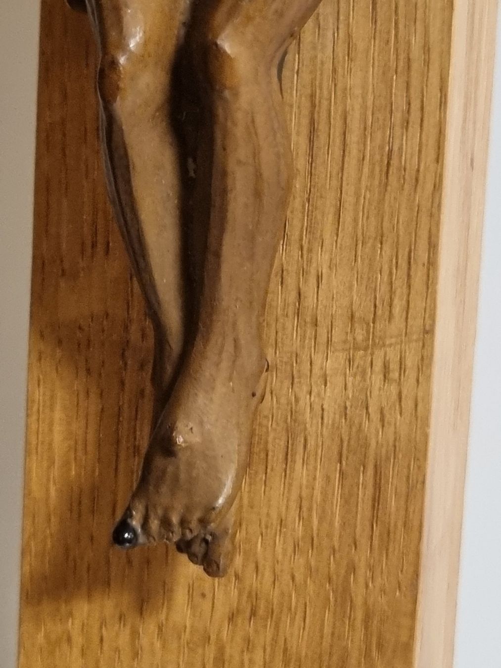 Figuren: Antikes Kruzifix Jesus Holz ca. 1900 – Gebraucht aus Scharnachtal von devin03 2