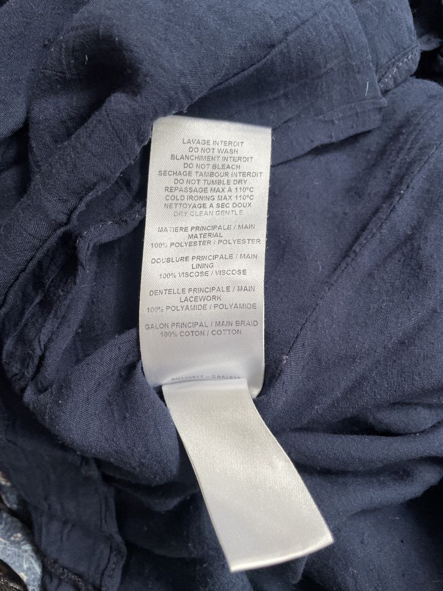 Chloé Vestiti: SeeByChloé Kleid Gr. 36 Blumenkleid blau – Usato da Gwatt (Thun) venduto da fashion-for-life 2