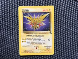 Pokemon Zapdos non Holo Fossil Deutsch