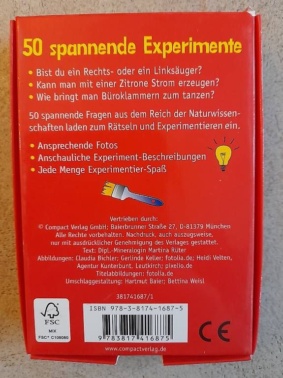 Giochi: 50 spannende Experimente  – Usato da Bäriswil BE venduto da Eddy77 1