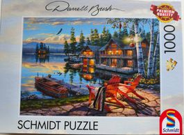 1000 Puzzle Schmidt, Darell Brush - Seeufer Loon Lake
