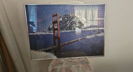 Gerahmtes Puzzle: Golden Gate Bridge San Francisco, USA