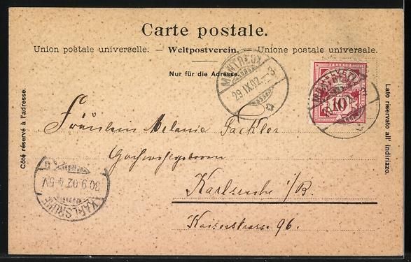 Ansichtskarten: Montreux / VD, Chateau du Chatelard et l – Gebraucht aus Berlin von bartko-reher 1