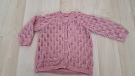 Hübsches rosa Strickjäckli gr74