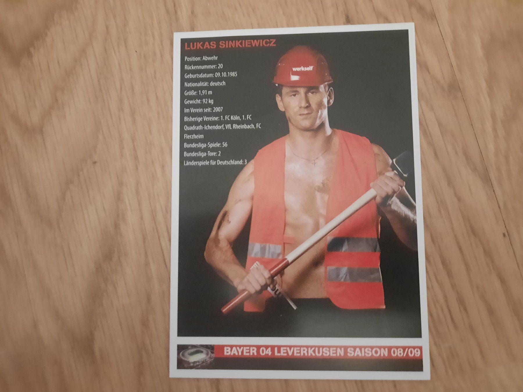 Autografi: Lukas Sinkiewicz / Bayer 04 Leverkusen – Usato da Worben venduto da ersa01 1