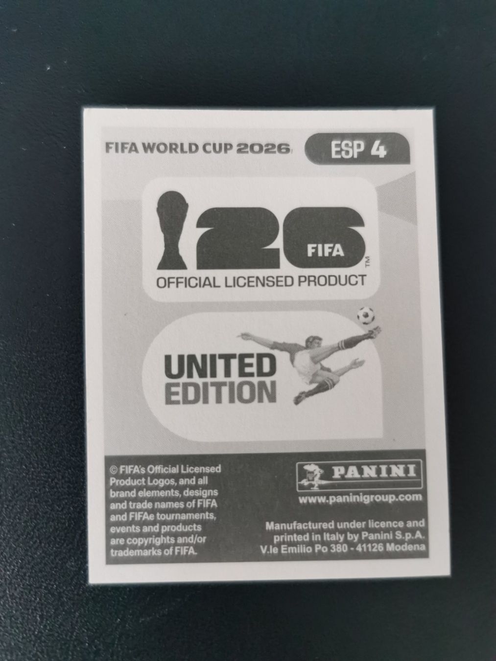 Panini Carte collezionabili: Panini FIFA World Cup Sticker ESP4 – Nuovo (secondo la descrizione) da Glattbrugg venduto da riseca 1
