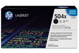 HP 504X Black (CE250X) LaserJet CP3525/CM3530