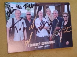 Günther Fischer Band - original signierte Autogrammkarte
