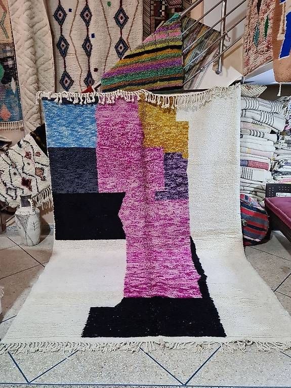 Tappeti: Tapis marocain unique ? Style bohème et moderne – Usato da Crans-Montana venduto da AtlasWoolWorks 2