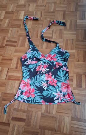 Haut de maillot de bain Tankini à nouer motif/Tankini-Badean