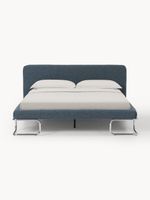Bouclé-Polsterbett Olina mit Metall-Beinen CHF 1949-60%