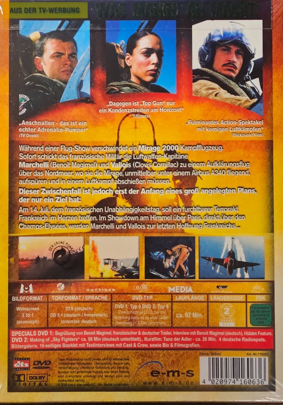 Tous les DVDs: Sky Fighters – Neuf avec emballage d'origine à Wahlen b. Laufen par Cg10 1