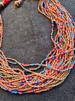 Vintage 27strängiges BOHO Perlchen Collier
