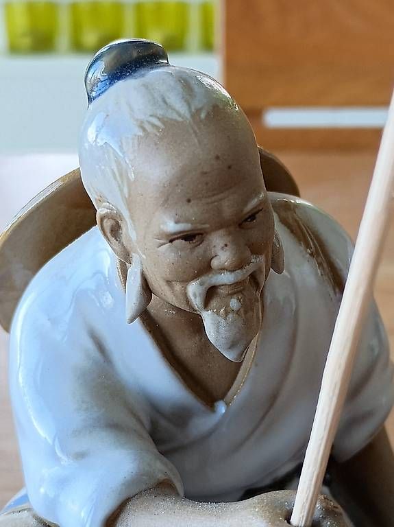 Figuren: Porzellan Figur alter chinesischer Mann – Gebraucht aus Hondrich von michhamb 2