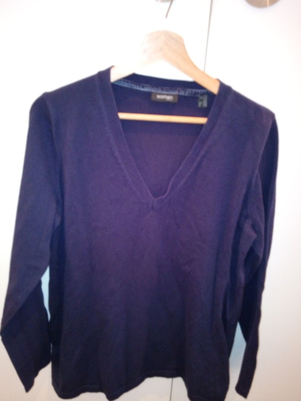 Maglioni & Felpe: Marineblauer, gerade geschnittener Pullover in 48 – Usato da Schwyz venduto da s.verkauf