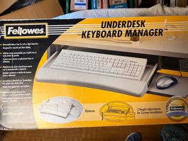 Fellowes Tastaturablage unter dem Schreibtisch, Tastaturhalt