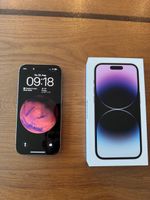 iPhone 14 Pro lila mit OVP, 75% Akkukapazität