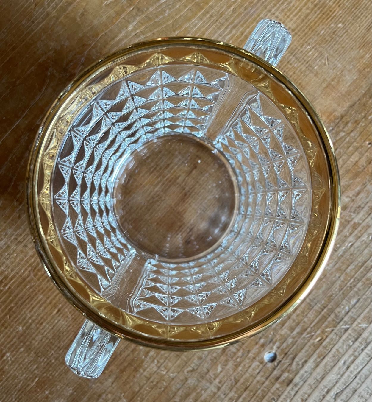 Altro: Eiskübel Glas mit breitem Goldrand – Nuovo (secondo la descrizione) da Muttenz venduto da Golden_Times 2