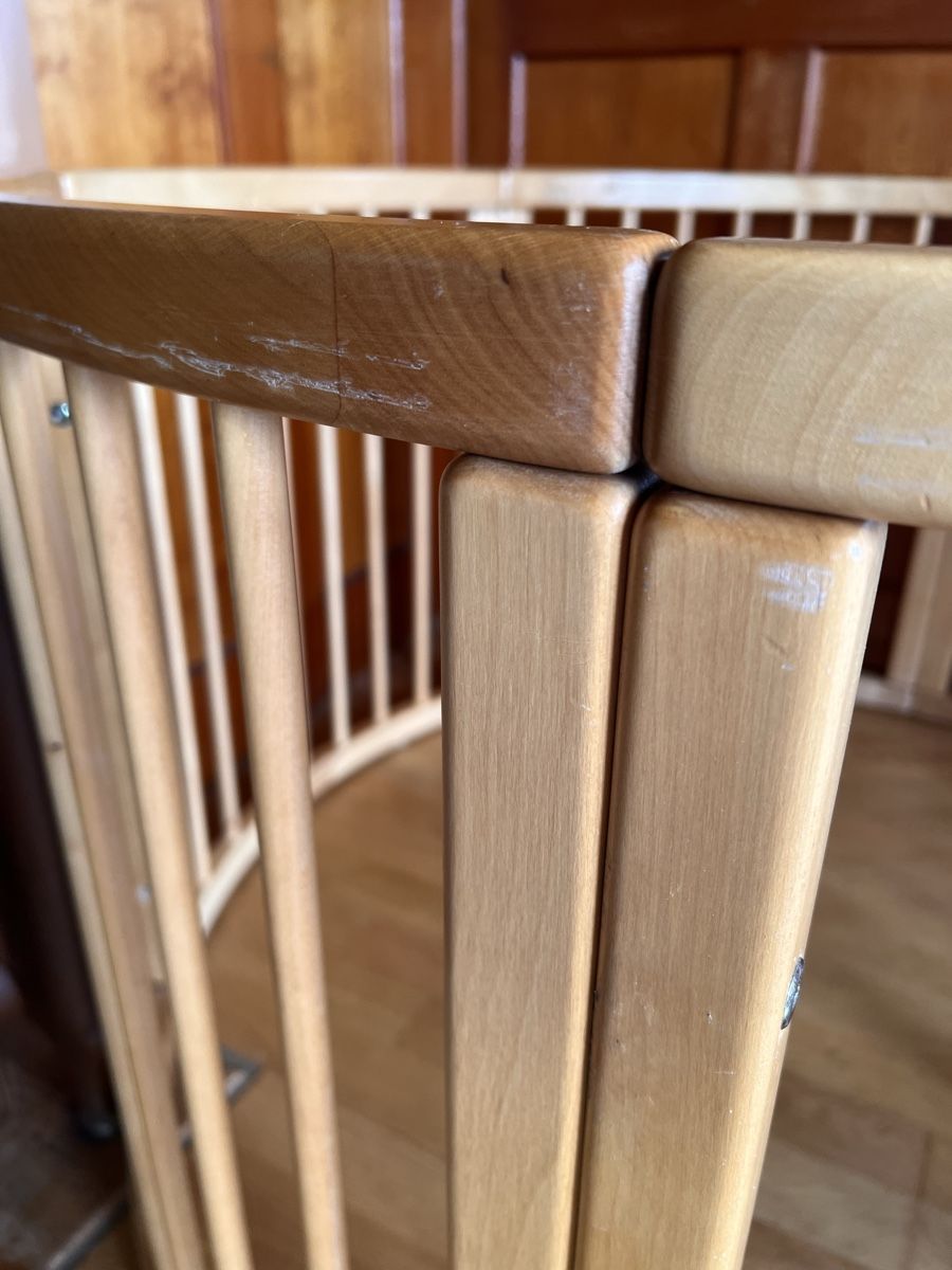 Box & Barriere di sicurezza: Laufgitter Holz rund – Usato da Rüti ZH venduto da rili05 2