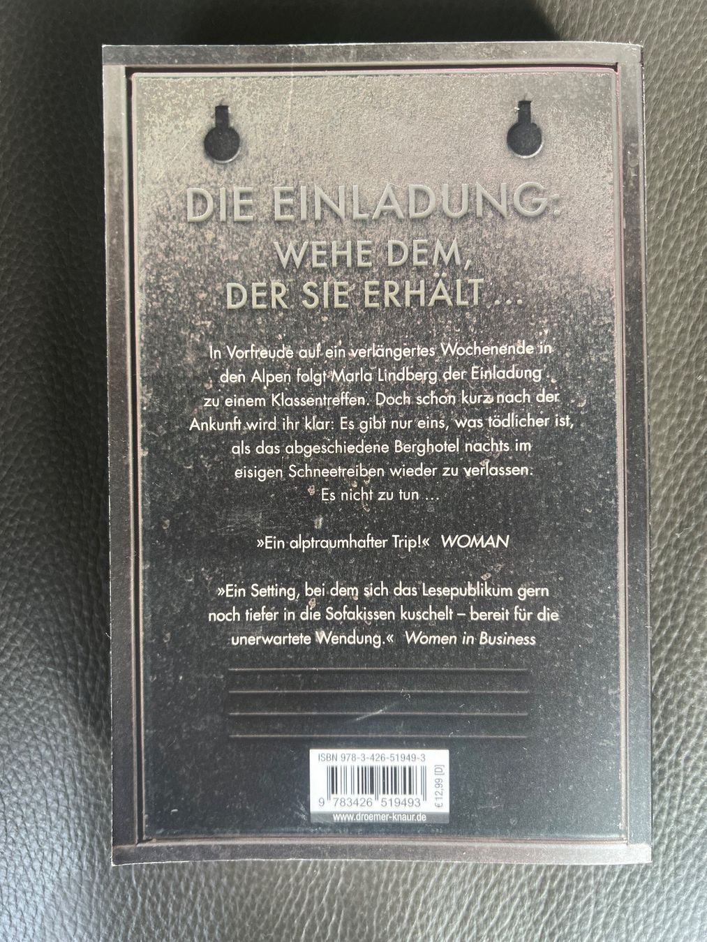 Libri: Die Einladung - Sebastian Fitzek – Usato da Zürich venduto da An_B 1