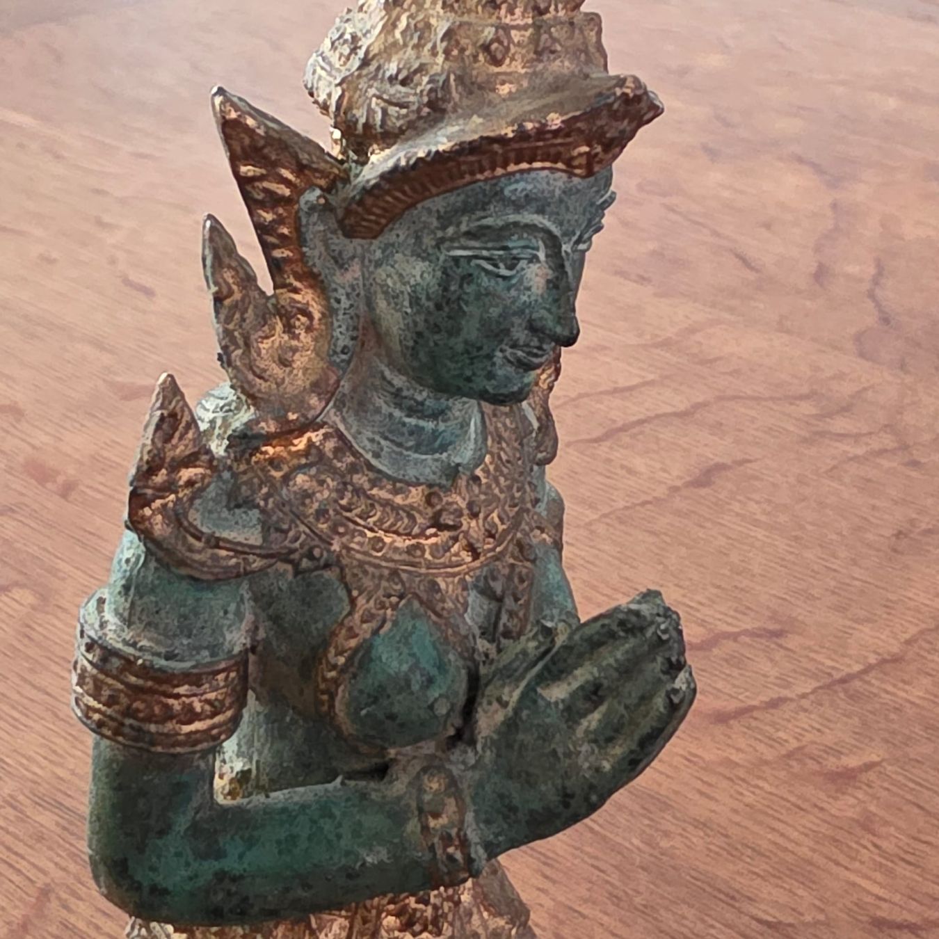 Figuren: Exotische Thai-Statue, Bronze, Glücksbringer – Gebraucht aus Rheinsulz von Dred 2