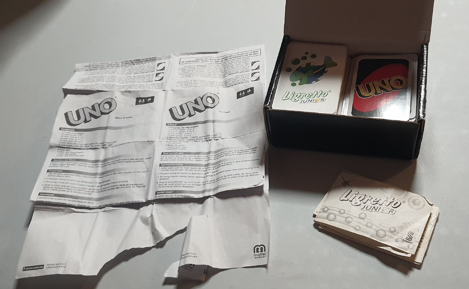 Giochi: Uno et ligretto junior – Usato da Montmollin venduto da islachat