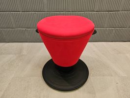 IKEA 1990s Egil Olle Lundberg Stool Drehhocker Polsterhocker