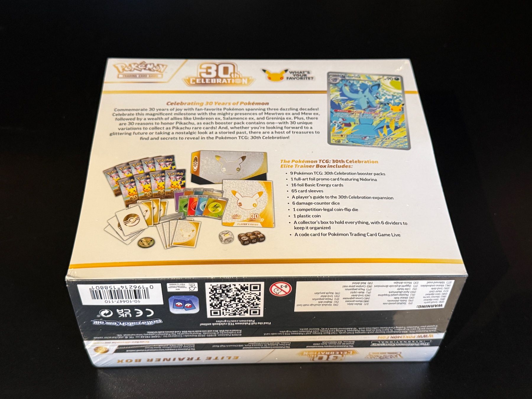 Pokémon Carte collezionabili: ETB Pokemon 30th celebration EN – Nuovo e nell'imballaggio originale da Murist venduto da NostalGeek 2