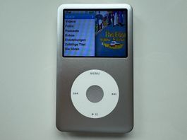 Apple iPod classic 6 Silber 128GB Samsung + 3000mah Akku