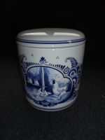 Deckel Dose Krakelee "Plateelbakery Schoonhouven" Hühner
