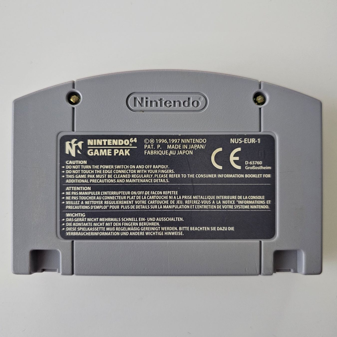 Nintendo Giochi: Super Mario 64 Nintendo 64 Spiel – Usato da Holziken venduto da Miglioregamesnmore 1
