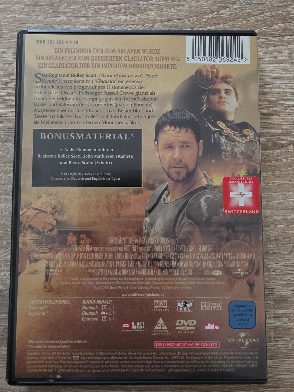 Tous les DVDs: Gladiator Single DVD  – D'occasion à Zürich par P-editon 1