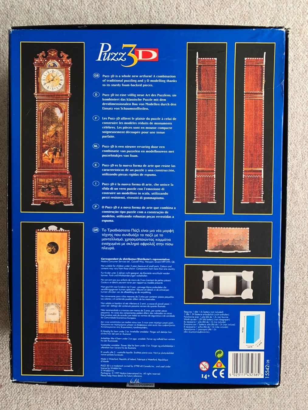 Puzzle: 3D Puzzle Standuhr MB – Usato da Reinach AG venduto da dipsy2002 1
