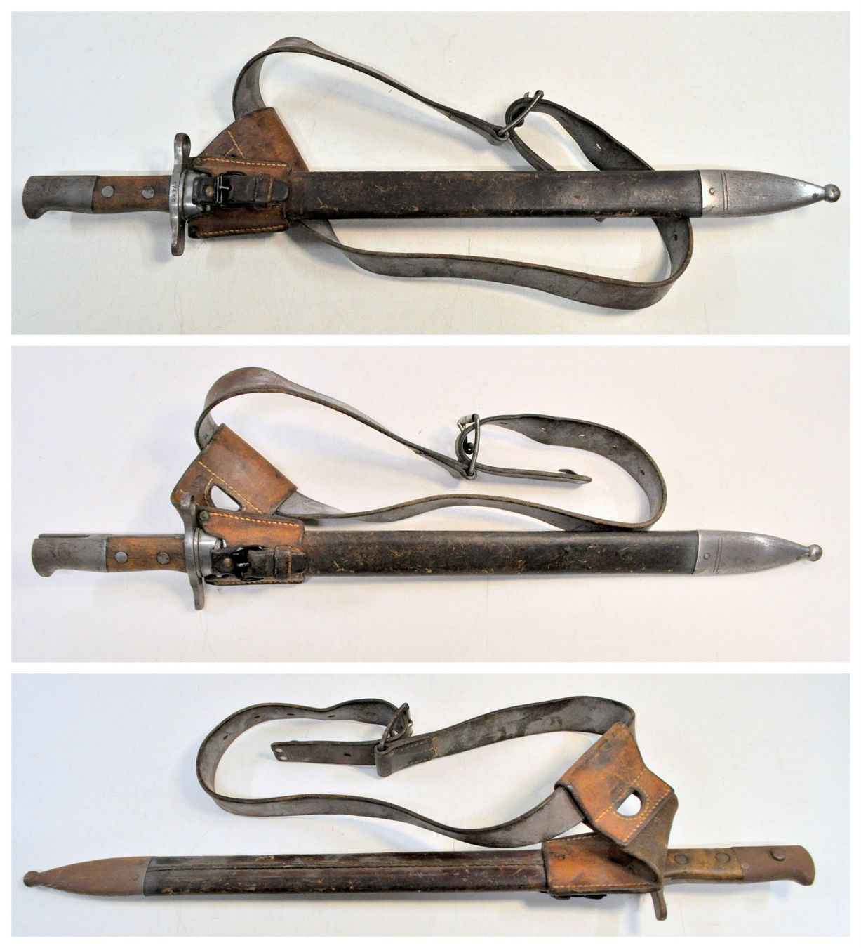 Schweizer Armee Armi bianche: Ancienne "grande" baïonnette armée Suisse – Usato da Neuchâtel venduto da Neuchatel 3