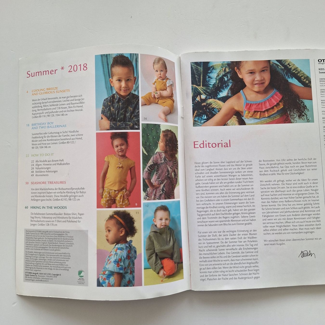 Cartamodelli: Ottobre - Sommer - 3 / 2018 – Usato da Basel venduto da Kunterbunt12 1