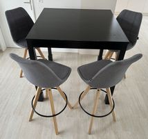 Hochtisch inkl. 4 Hochstühlen