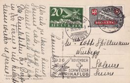 1. Afrikaflug Mittelholzer (Etappe Zürich - Neapel) 1926
