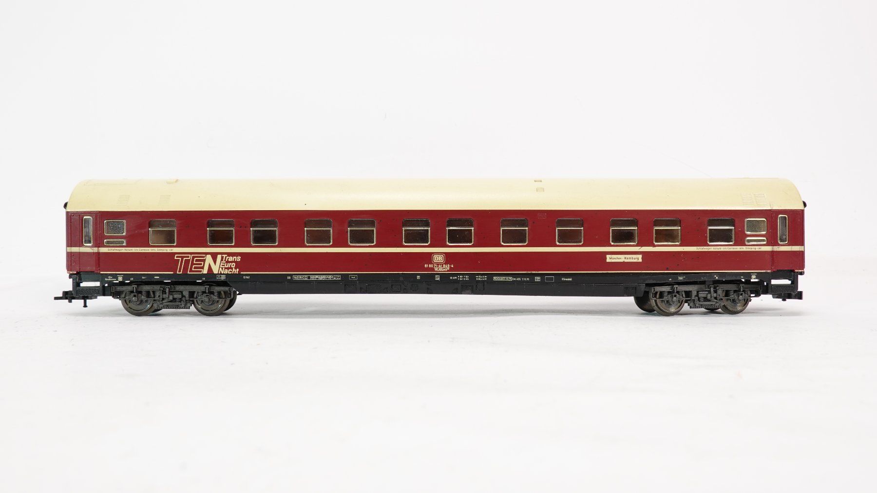 Fleischmann Modelleisenbahnen: e70 Fleischmann 5107 DB TEN Schlafwagen Bastelware | 851 – Gebraucht aus Thun von evinka_gmbh 1